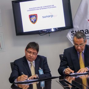 Sunarp y Agencia de Compras de las FF. AA. suscriben convenio para optimizar procesos de contrataciones en sector Defensa